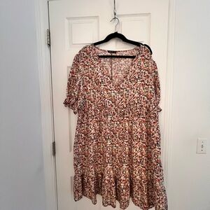 SHEIN Floral Print Dress - Multicolor